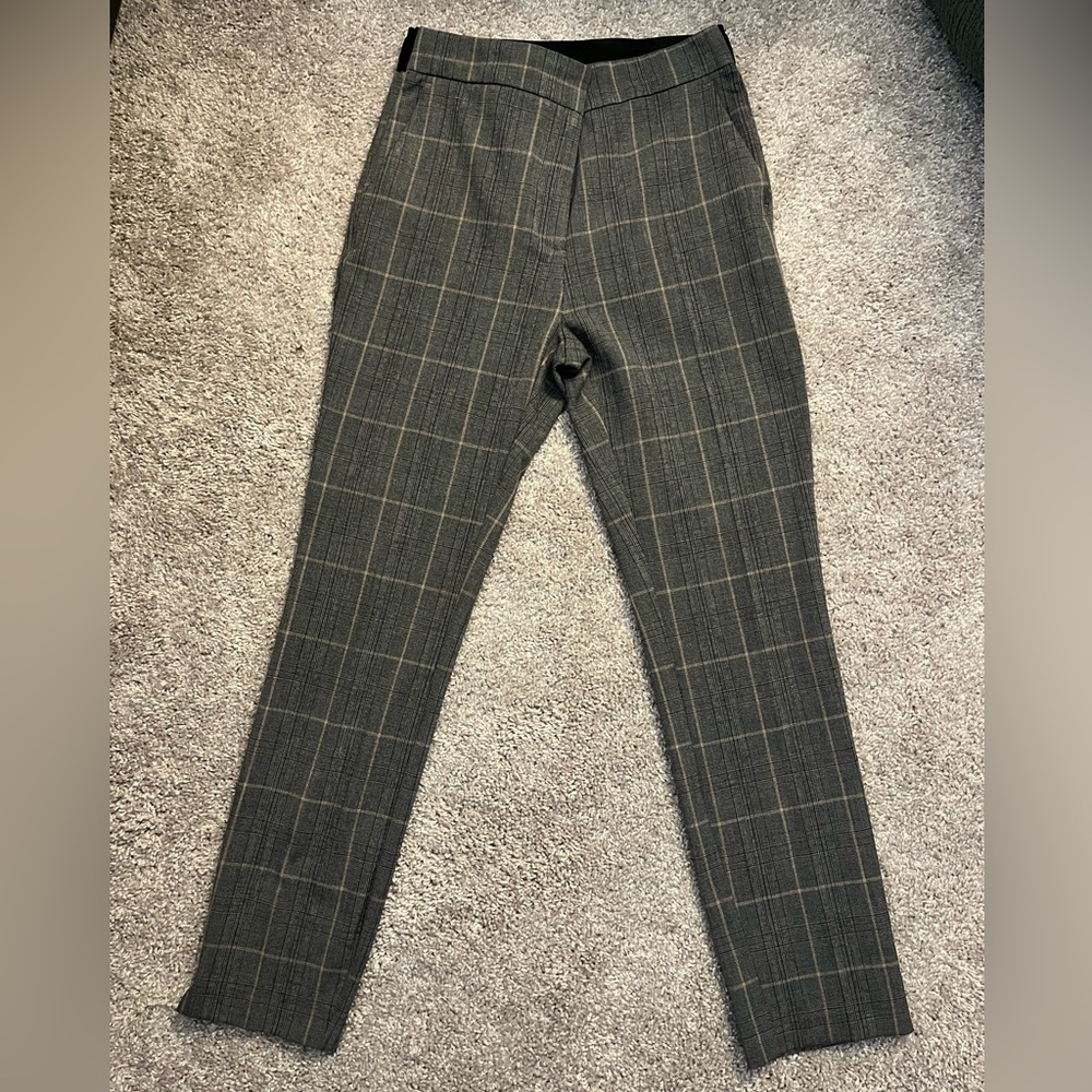 Zara Plaid Trouser